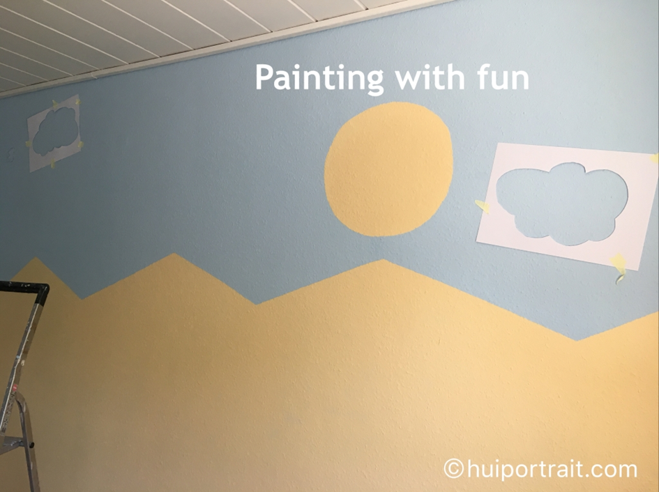 hui painting Anton´s room